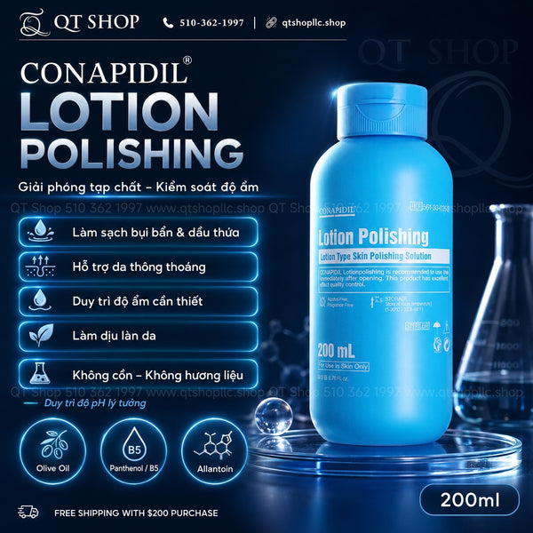 Pharmesthetics CONAPIDIL Lotion Polishing 200ml - Dầu Tẩy Trang
