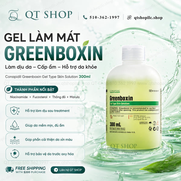 Pharmesthetics CONAPIDIL Greenboxin Gel Type Skin Solution 300ml