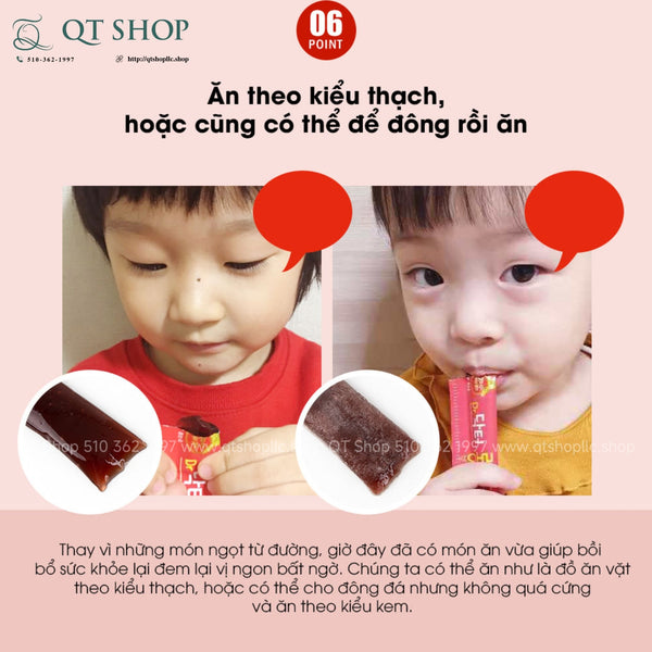 Kids - Thạch Sâm Thạch Hồng Sâm Baby Daycell Dr. Long Leg Fermented Red Ginseng Jelly Plus