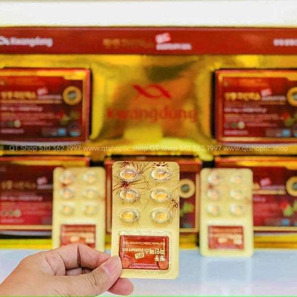Tinh Dầu Thông Đỏ Kwangdong 120 viên