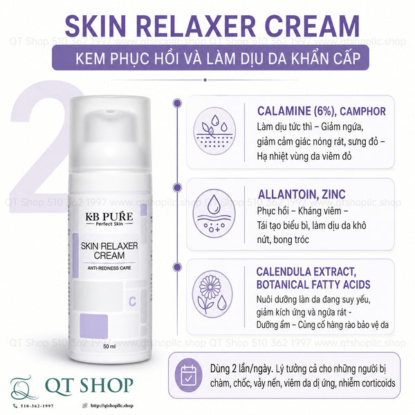 Kem Phục Hồi Làm Dịu Da - Skin Relaxer Cream