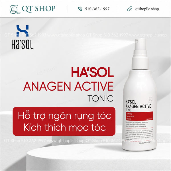 Xịt Dưỡng Hỗ Trợ Mọc Tóc Ha'sol Anagen Active Tonic 100ml