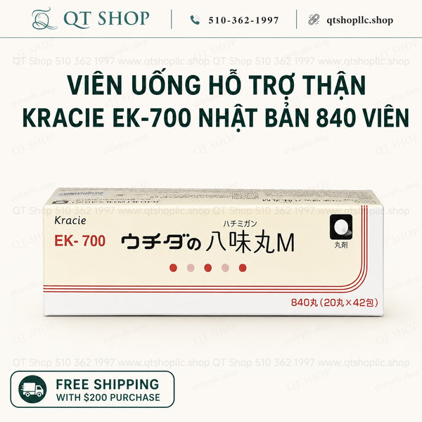 Viên uống bổ thận EKT-700 Kracie - 840 viên Japan