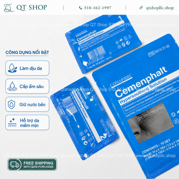 Pharmesthetics - Conapidil Cemenphalt Hypersoothing Solution - Mặt Nạ Dẻo Phục Hồi- 5 miếng