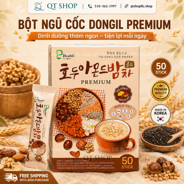 Ngũ Cốc Thượng Hạng DONGIL Premium P.Health Hàn Quốc ( Hộp 50 gói)