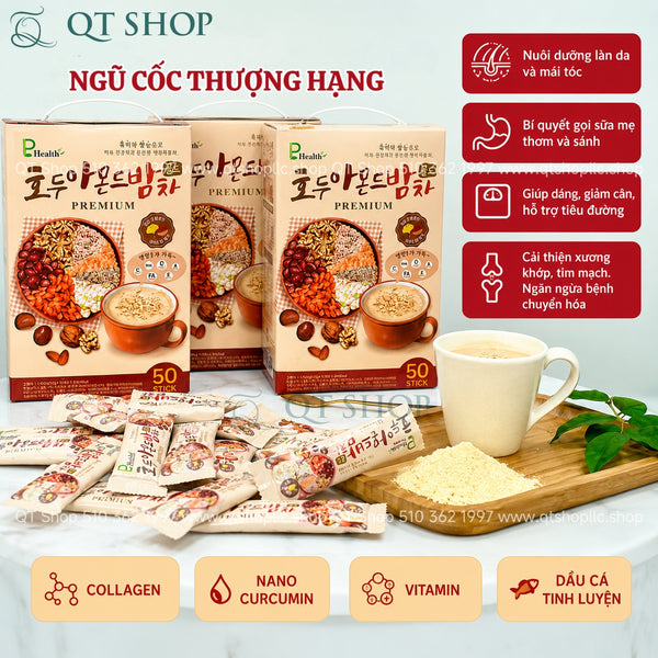 Ngũ Cốc Thượng Hạng DONGIL Premium P.Health Hàn Quốc ( Hộp 50 gói)