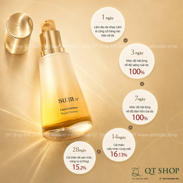 Set Mini 4 Tinh Chất Cao Cấp Su:m37° Best Essence 4pcs Gift Set