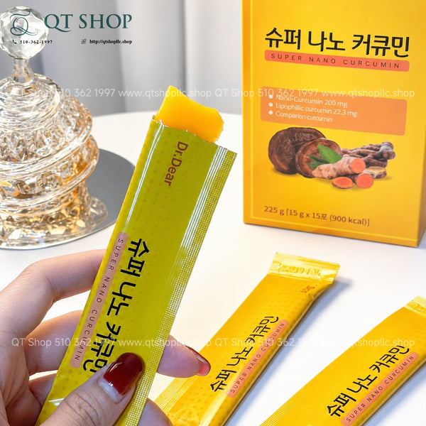 Thạch Nghệ Linh Chi Đông Trùng Hạ Thảo Dr. Dear Super Nano Curcum - 30 gói
