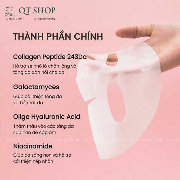 Mặt Nạ Thạch Biodance Bio-Collagen Real Deep Mask - Hộp 4 miếng