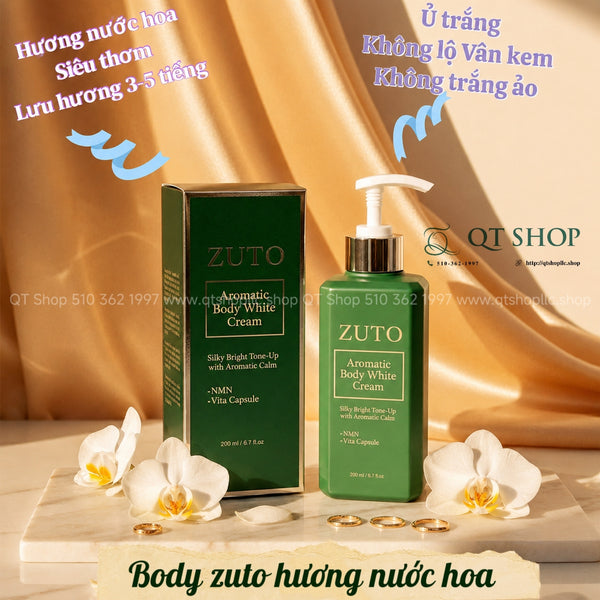 ZUTO Aromatic Body White Cream 300ml