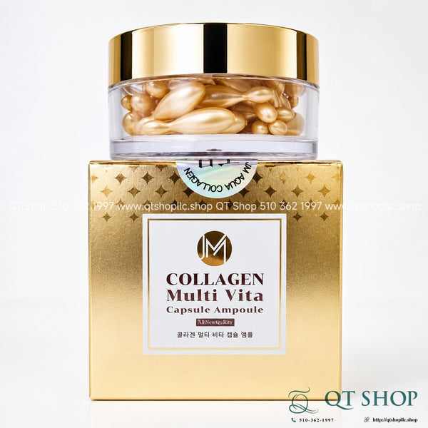 Viên Collagen Tươi JM Collagen Multi Vita Capsule Ampoule (Thoa Mặt) - 38 viên