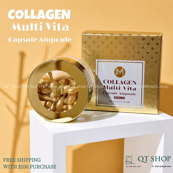 Viên Collagen Tươi JM Collagen Multi Vita Capsule Ampoule (Thoa Mặt) - 38 viên