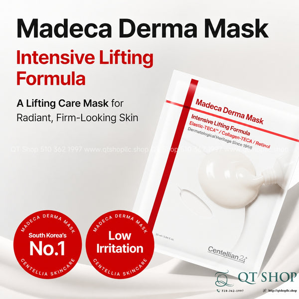 Mặt Nạ Centellian24 Madeca Derma Mask Intensive Lifting Formula - Hộp 10 miếng