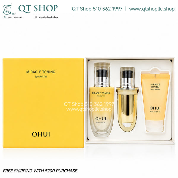 OHUI Miracle Toning Glow Serum Special Set