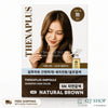 Gội nhuộm phủ bạc Hàn Quốc - Màu Natural Brown - 5 gói - THENAPLUS Ampoule Shampoo Hair Color