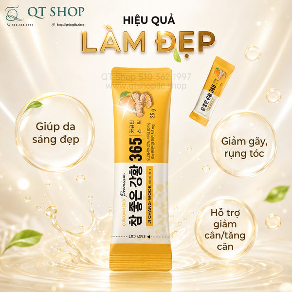 Thạch nghệ Nano 365 Collagen Premium - Hộp 30 tép