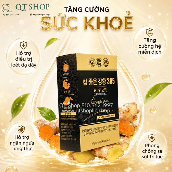 Thạch nghệ Nano 365 Collagen Premium - Hộp 30 tép