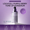Tinh Chất Chống Nắng Louvcell Purple Berry Tone Up Sunserum SPF 50+ PA++++ - 50g