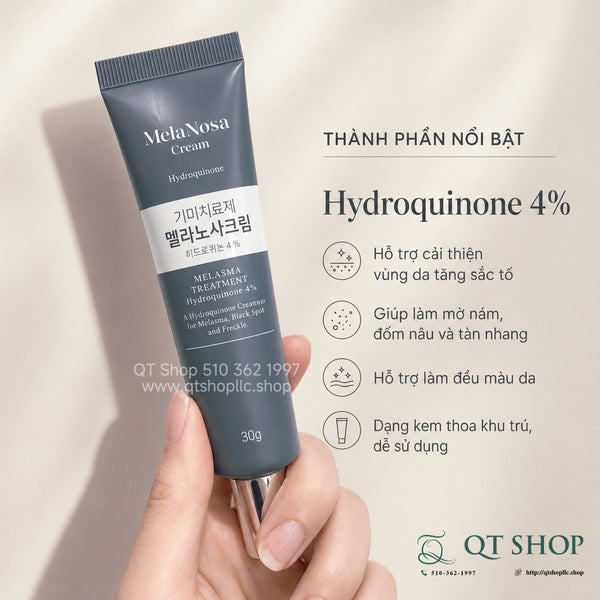 Kem Melasma Treatment Hydroquinone 4% - MelaNosa Cream 30g
