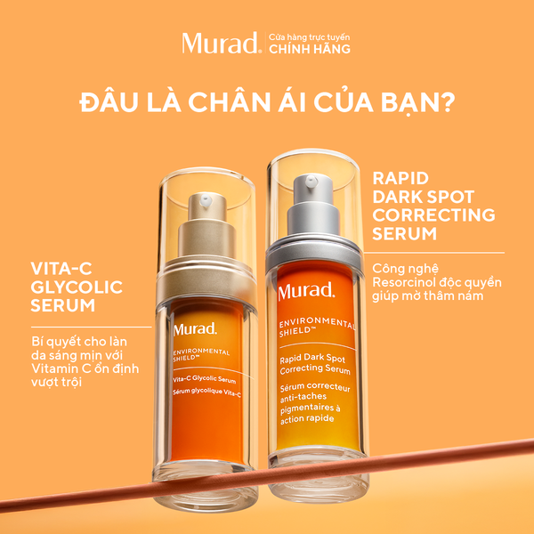 E-SHIELD - Tinh chất hỗ trợ sáng da, làm đều màu da Murad Vita-C Glycolic Serum