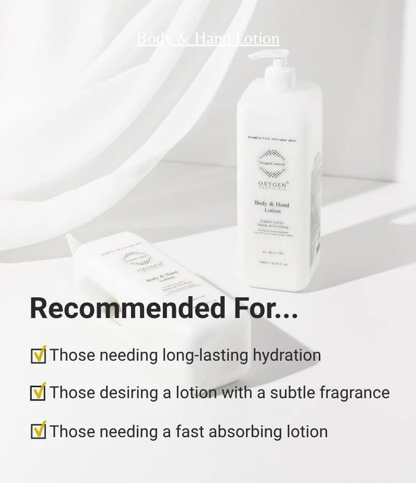 Sữa Dưỡng Thể & Dưỡng Tay Cấp Ẩm Chuyên Sâu - Body & Hand Lotion OxygenCeuticals