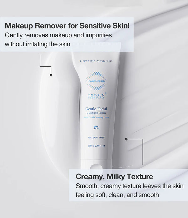 Sữa Rửa Mặt Dịu Nhẹ Dạng Kem Không Bọt Cho Làn Da Nhạy Cảm - Gentle Facial Cleansing Lotion OxygenCeuticals