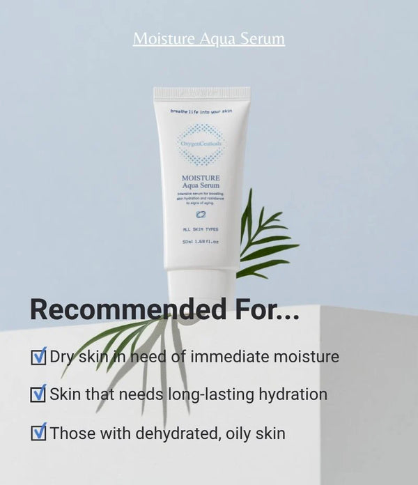 Tinh Chất Cấp Ẩm Chuyên Sâu, Phục Hồi Cho Làn Da Khô & Thiếu Nước - Moisture Aqua Serum OxygenCeuticals