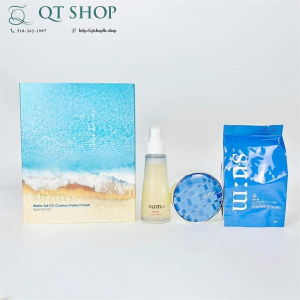 SUM37 - Phấn Cushion Sum Xanh - Tông #21 -Tặng 1 chai nước Thần - EXP 202806