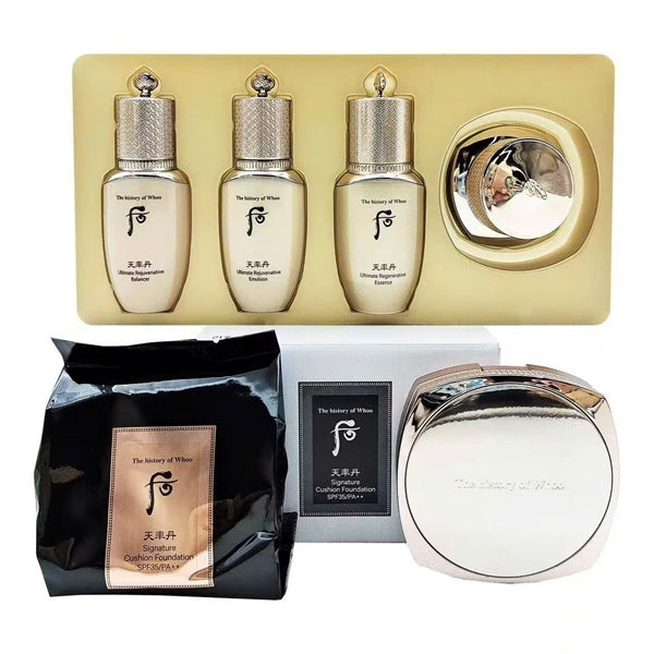 THE WHOO - Cushion Hoayul Tông 21 - Phấn Nước tặng 1 lõi + Set Mini Hoayul - 150$