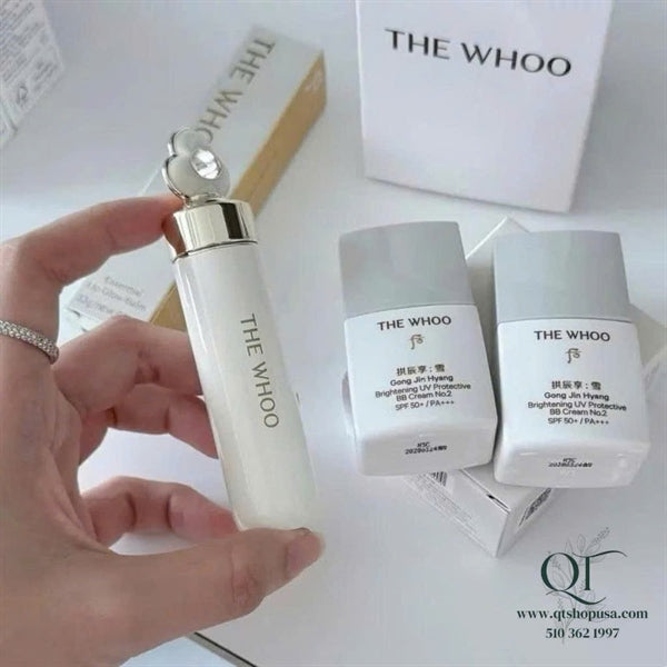 Set Mini BB Whoo trắng 13mlx2 (tông #23) + Son dưỡng Whoo màu 99
