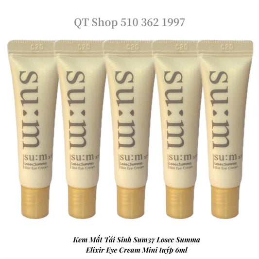 SUM37 - Combo 5 tuýp Kem Mắt - 6ml x 5 Tuýp - EXP 202708