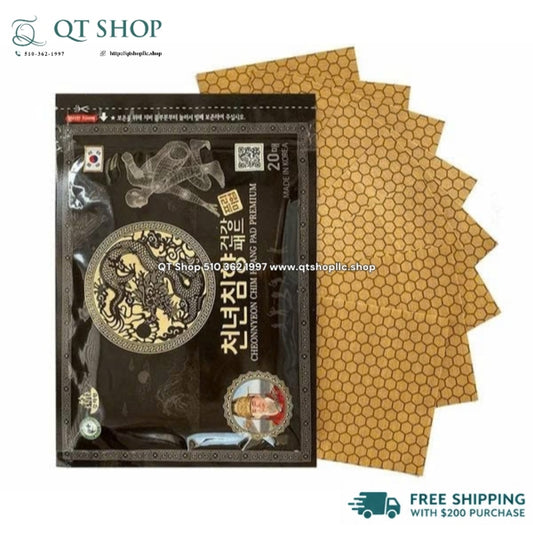 Cao Dán Trầm Hương - Đen - Gói 20 miếng - MUA 10 TẶNG 3