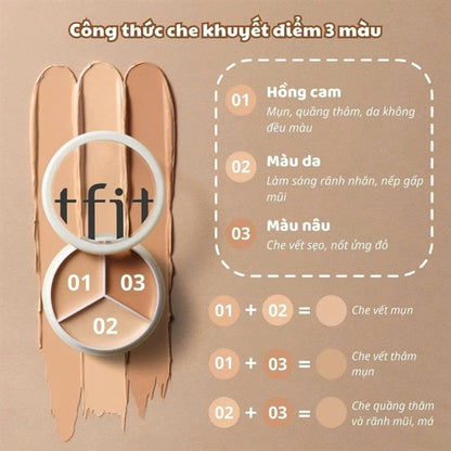 TFIT - Che Khuyết Điểm - 3 màu x 5g - EXP 202908
