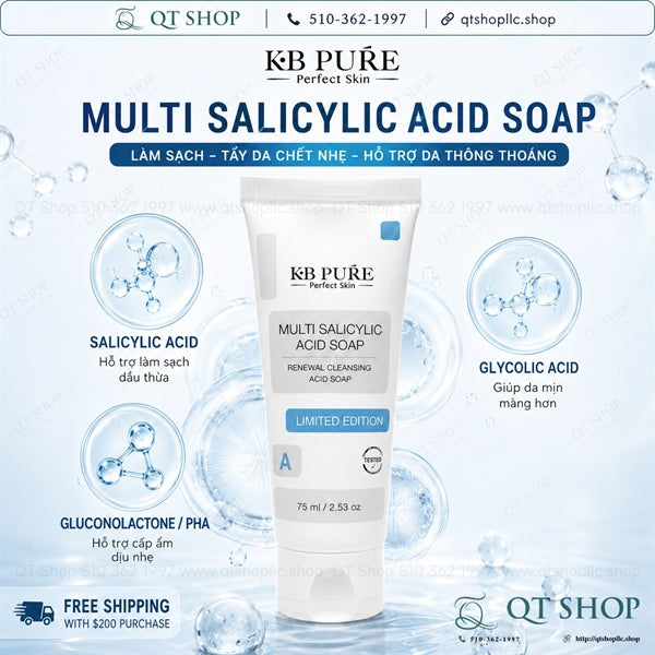 KB PURE - SALICYLIC ACID SOAP 75 ml - Special Edition