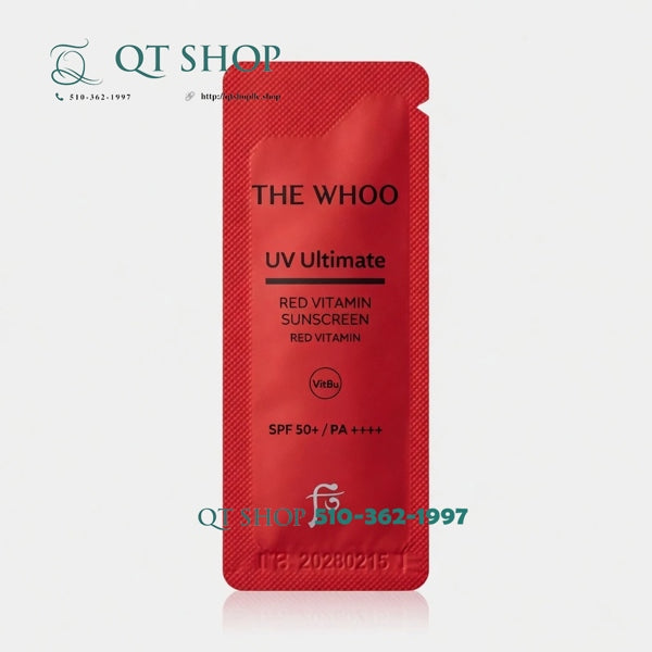 Sample KCN Whoo Đỏ Vitamin chống lão hoá- 1 ml x 120 gói - EXP 202901