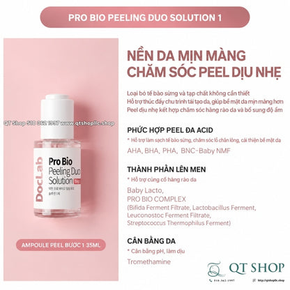 DOCLAB - Pro Bio Peeling Duo Solution - Baby Peel - tặng 1 KCN xanh - EXP 20281109