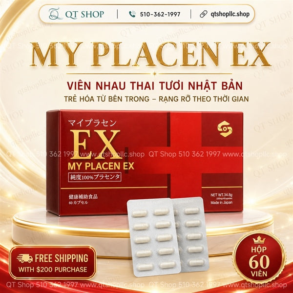 @ DEAL 1 TẶNG 1 - Viên Uống Nhau Thai Cuống Rốn My Placen EX - NEW - 60 viên - Japan - EXP 2027.02