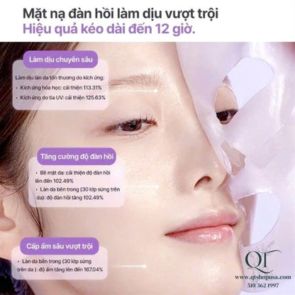 MEDIANSWER - Mặt Nạ Thạch Calming Collagen Nanoshot - TÍM - 5ea - EXP 202807