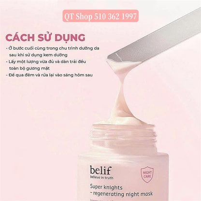 Mask Ngủ - Mặt Nạ Ngủ Belif - Màu Hồng - Chống lão hóa EXP 20270411