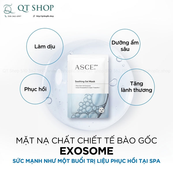 ASCE - Mặt Nạ ASCE plus Soothing Gel Mask - 3ea