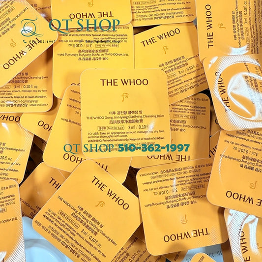 THE WHOO - Sample Sáp Tẩy Trang Whoo Vàng - 30ea x 3ml - EXP 202806