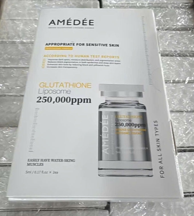 AMEDEE - Tinh Chất Trắng Da Gluthathione Liposome 250,000 - Set 2 ống x 5ml - EXP 20280506