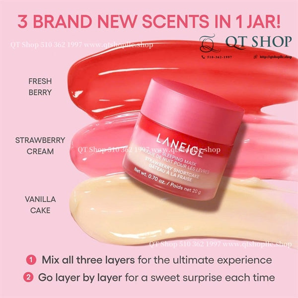 LANEIGE - Dưỡng Ủ Môi Laneige - Phiên bản 3 màu