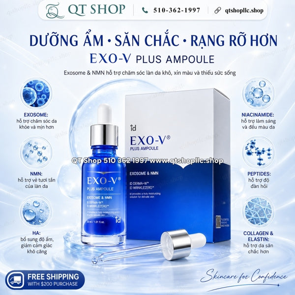 ID_Placosmetics Exo-V - Serum HA Tế Bào Gốc 30ml - EXP 202906