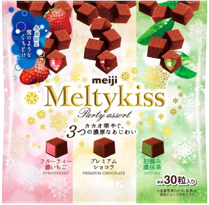 Socola tươi Meiji Meltykiss JP - mix 3 vị - 30 viên - EXP 202610