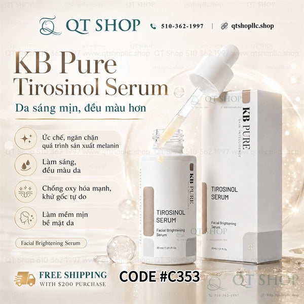 KB PURE - Serum Trắng Da Tirosinol 30ml - EXP 202903