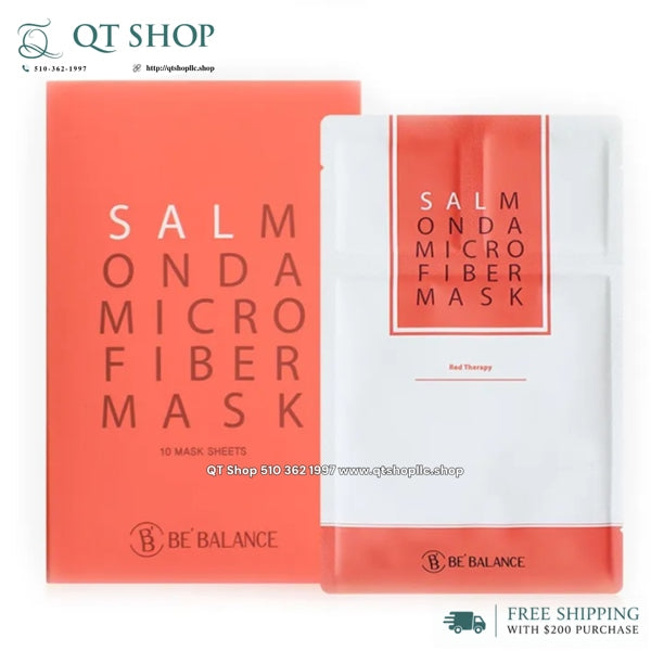 @ BEBALANCE - SALMON MICROFIBER Mask Màu Cam- 10ea - EXP 202803