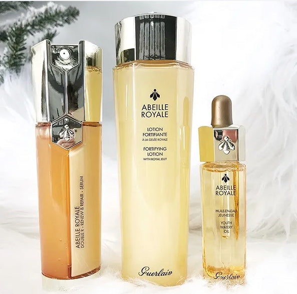 Set Dưỡng Da Guerlain Abeille Royale Bestsellers Skincare - 3 Món
