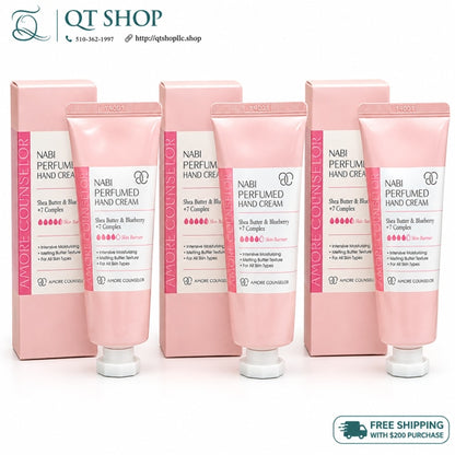 AMORE - Combo 3 Kem Dưỡng Tay Counselor Nabi Perfumed Hand Cream - EXP 2027