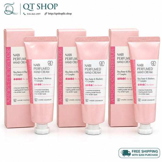 AMORE - Combo 3 Kem Dưỡng Tay Counselor Nabi Perfumed Hand Cream - EXP 2027